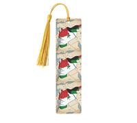 Syrian Arab Republic Flag Map03 Print Reading Page Markers Wooden Bookmarks, 5pcs Wood Bookmarks with Tassels, Gifts for Men Women
