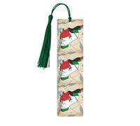 Syrian Arab Republic Flag Map03 Print Reading Page Markers Wooden Bookmarks, 5pcs Wood Bookmarks with Tassels, Gifts for Men Women