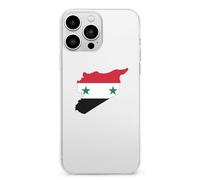 Syrian Map Flag Printed Phone Case Compatible with iPhone 13 Series TPU Cute Protective Cover for Women Men