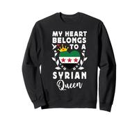 Syrian Queen Syrian Wife Girlfriend Syria Flag Sweatshirt