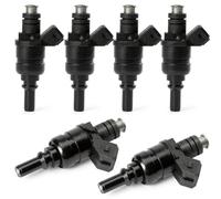 syringe 6PCS Fuel Injector Nozzle 13537546244 For BMW E46 E39 X3 Z3 Z4 528i 325ci 3 5 Series 2.5L .8L 1999-2005 Engine
