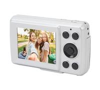 Syrisora 2.4 In Portable Camera 16X Digital Zoom 1080P 16MP Auto Focus Multi Axis Stabilization Digital Camera for Photography Video (Silver Gray)