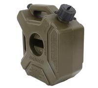 Syrisora 3L 0.75 Gallons Gas Can Petrol Storage Cans Green Emergency Backup Tank for Most Car Motorcycle UTV ATV Off Road Vehicle, High Strength Materials (with Bracket)