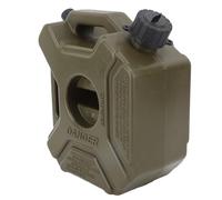Syrisora 3L 0.75 Gallons Gas Can Petrol Storage Cans Green Emergency Backup Tank for Most Car Motorcycle UTV ATV Off Road Vehicle, High Strength Materials (Without Bracket)