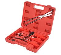 Syrisora 8PCS Drum Brake Tool Kit Drum Brake Removal Tool Puller Set 45 Steel Black Oxide Chromate Coating with Reinforced Ergonomic Handles for European Japanese US Ve