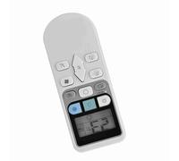 Syrisora Air Conditioner Remote Control for RAR-3V2, Replacement with LCD | ABS Material, 30ft Long Range, 3V DC Powered, Compatible with RAR-3V2 RAR-2P2 RAR-3U1 KTRL002, White Color, 5.5x2.2x0.7