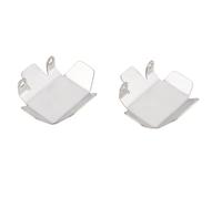 Syrisora Alloy RC Axle Skid Plate, 2PCS Front Rear Differential Protective Guard for VS4 10 1 10 Crawler, with Ventilation Design for Heat Dissipation