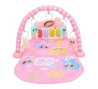 Syrisora Baby Music Fitness Mat, Infant Activity Mat,Baby Gym Play Mat and Play Piano Gym Mat Newborn Musical Activity Mat Baby Pedal Piano for Newborn Infant