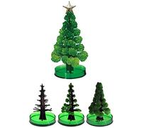 Syrisora Crystal Growing Kit for Kids Magical Christmas Tree DIY (As Shown) | Hands-on Science Craft, Paper Tree with Liquid Solution, 2 Sets per Pack, Indoor Activity for Ages 6+