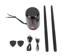 Syrisora Electric Somatosensory Drum Kit 3D Motion Detection Portable Virtual Air Drumsticks Musical Toy with Foot Pedals Speaker for Home Outdoor