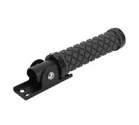 Syrisora Flip Up Grab Bar Doorway Assist Handle, Non Slip Support Grip for Seniors Elderly with Hidden Spring Mechanism, Sturdy ABS Plastic for Wall Doorframe Stairs Bathroom Toil (Black)