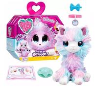 Syrisora Fluffy Stuffed Pet Toy, Magically Transform Scruffy to Fluffy Plush PP Cotton, with Brush and Hair, for Kids Pretend Play (SyrisoraPcb9M0al-1)
