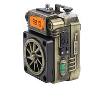 Syrisora Full Band Finger Radio, Smart Remote Control FM AM SW Wideband Rechargeable Multifunctional Bluetooth Speaker, with 360 Degree Rotating AM Antenna, for Global Use