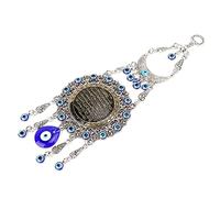 Syrisora Islamic, Blue Evil Eye, Wall Hanging Pendant, Handmade Amulet Blessing Home Car Decoration, and Mascot for Protection against Bad Luck, Special Friends or Family