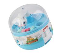 Syrisora Kids Mini Doll Grabber Machine Electric Dinosaur Grabber Game Toy with Various Dinosaur Dolls for Improving Hand Eye Coordination Family Fun (Blue)