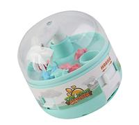 Syrisora Kids Mini Doll Grabber Machine Electric Dinosaur Grabber Game Toy with Various Dinosaur Dolls for Improving Hand Eye Coordination Family Fun (Green)