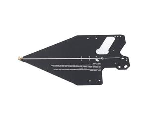 Syrisora Log Periodic Antenna, 0.1-12GHz Wide Bandwidth Passive Direction Finding Antenna with High Gain, for Wireless Communication Radio Reconnaissance