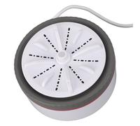 Syrisora Mini Turbo Washing Machine, Timed Adjustable Multifunction USB Powered Portable Mini Turbo Washer for Small Clothes Fruit Dish Washing (Gray)