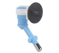 Syrisora Pet Drinking Water Head, Double Layer Collar Spring Design, High Strength Sealing Never, with Steel Ball for Dogs, Pink Blue Green Chocolate (Blue)