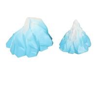 Syrisora Premium Plastic Small Iceberg Decor, Lifelike in Appearance, Suitable for All Kinds of Fish, Turtles and Amphibians, Easy to Clean Pollution Free, Installation Stable