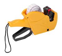 Syrisora Price Labeling Machine 8 Marking Digits Portable Price Tag Device for Store Factory Warehouse (Yellow)