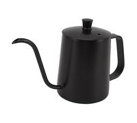 Syrisora Small Pour Over Coffee Kettle, 304 Stainless Steel Gooseneck Spout with Precise Control for Drip Coffee and Tea Brewing (Black 600ML)