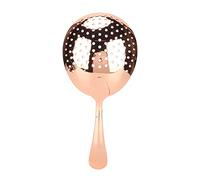 Syrisora Stainless Steel Julep Strainer with Ergonomic Handle for (Copper