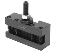 Syrisora Tool Post Holder CNC Lathe Tool Holder 250-201 Made of High-Carbon Steel for Turning Facing Drilling Boring with Fast Change Assembly Maximum Rigidity No Vib