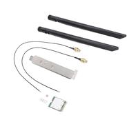 Syrisora WiFi 7 Wireless Card, M.2 Network Adapter with 2.4G 5G 6GHz Triple Band 5.8Gbps 4K QAM MLO Support, for 11 Laptops with Platforms