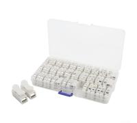 Syrkoven 55PCS Tool-Free Wire for splice Connector 220V for 6a 55PCS Tool-Free