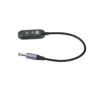 Syrkoven for pd Trigger Cable Type-C to DC 5.5x2.5mm Smart Display for | Adjusts 5V to 28V output, fits routers and fans, metal housing, 5.5x2.5mm , fast charging ready