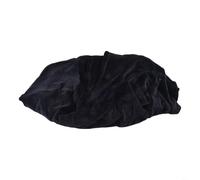 Syrkoven Plush Armchair Seat Cover Anti-Wrinkle Fabric Protector(Black) | High-stretch for velvet, fits high back chairs, anti-wrinkle, soft touch, dining room essential