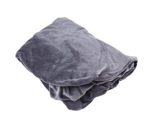 Syrkoven Plush Armchair Seat Cover Anti-Wrinkle Fabric Protector(dark gray) | High-stretch for velvet, fits high back chairs, anti-wrinkle, soft touch, dining room essential