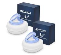 Syruna - Mouthguard, Syruna Anti-Snoring Mouthpiece, Anti-Snoring Mouth Protector for Sleeping, Soft and Effective Anti-Snoring Device, Nighttime Silence for Restful Sleep(2pcs)