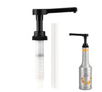 Syrup Bottle Pump | Multifunctional Coffee Syrup Pump for Easy Dispensing | Food-Grade Syrup Pump for Kitchens, Dessert Stores, Milk Tea Shops, and Beverage | Ideal Syrup Dispenser Accessory