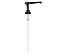 Syrup Pump Dispenser- Standard Screw Caps, Flavouring Liquid Sorter, Universal Fit Metering Unit, 23x16cm Sturdy High Tension Spring Build | Catering Supply for Baristas & Professional Beverage Makers