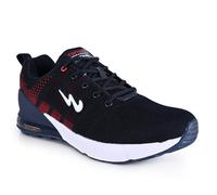 SYRUS Black Men's Running Shoes, Blu-red, 8 UK