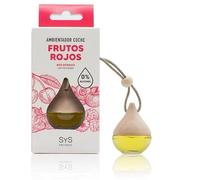SYS Aromas Car Air Freshener Red Fruits Drop - Alcohol Free - Fruity and Sweet Scent - Eliminates Bad Odors - Long Lasting - Made in Spain - 5 ml
