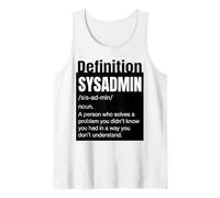 Sysadmin Definition in My Families Unpaid Tech Support Tank Top
