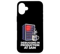 Sysadmin DevOps Debugging In Production At 3AM Case for iPhone 16 Plus