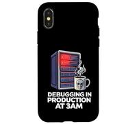 Sysadmin DevOps Debugging In Production At 3AM Case for iPhone X/XS