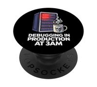 Sysadmin DevOps Debugging In Production At 3AM PopSockets Adhesive PopGrip