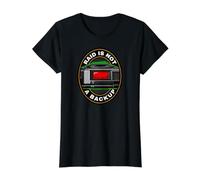 Sysadmin IT Tech RAID is Not A Backup Value Graphic T-Shirt, Women, Black, XL