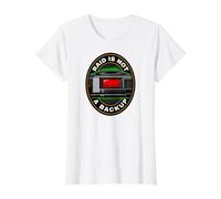 Sysadmin IT Tech RAID is Not A Backup Value Graphic T-Shirt, Women, White, M