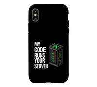 SysAdmin Programmer My Code Runs Your Server Case for iPhone X/XS