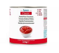Sysco Classic Peeled Plum Tomatoes 2.5kg - Rich Flavour Tomatoes - Ideal for Sauces, Soups, Stews, Pizzas and Pasta - Catering Size