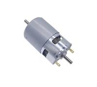 SYSCZPWC 775 DC 12V-24V Double Ball Bearing high Torque Dual Output Shaft high Power Low Noise Electronic Component Motor(12V)