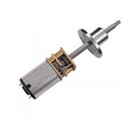 SYSCZPWC GA12-N20 DC Reduction Motor M3*34 Extended Threaded Shaft Screw Low Speed Small Motor 3V 6V 12V with Flange nut(60 rpm,3V)