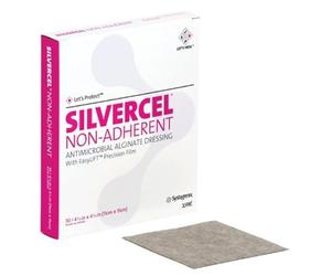 Systagenix Silvercel Non-Adherent Antimicrobial Alginate Dressing 4-1/4 X 4-0.6cm