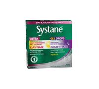 Systane Ultra Day & Night Gel Drops for Dry Eyes Symptoms, 2 x 10 ml